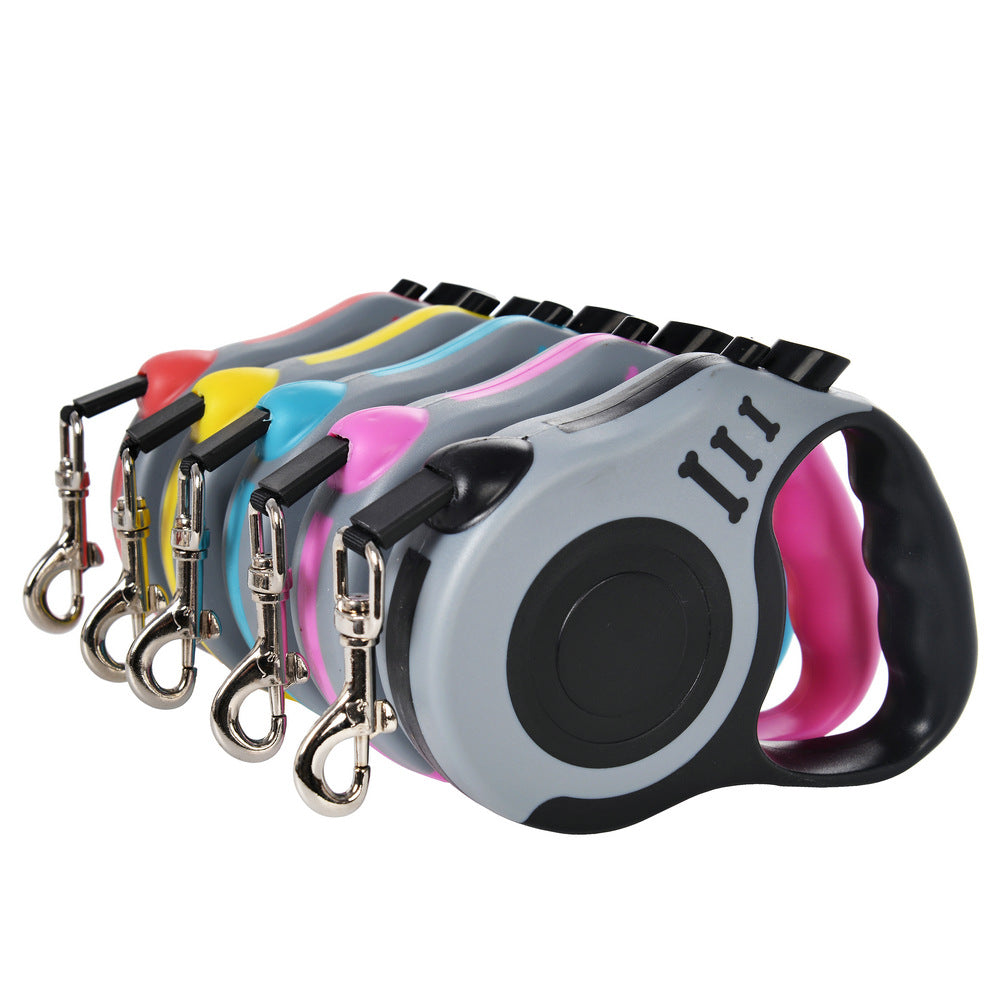 Automatic Retractable Dog Leash – 360° Tangle-Free, Multiple Colors