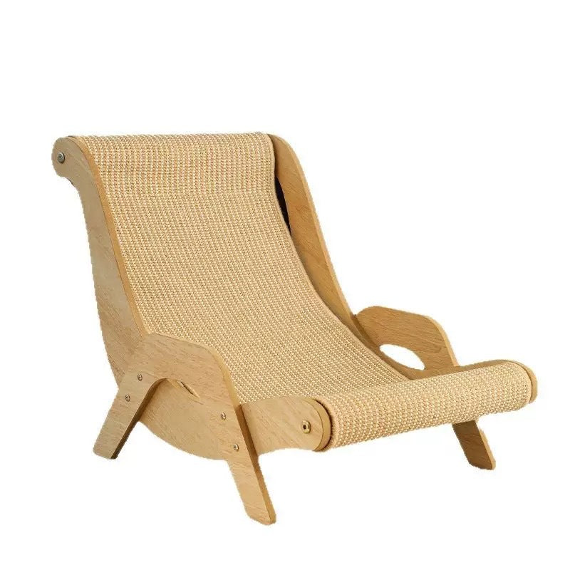 Cat Scratching Lounge Chair with Climbing Frame