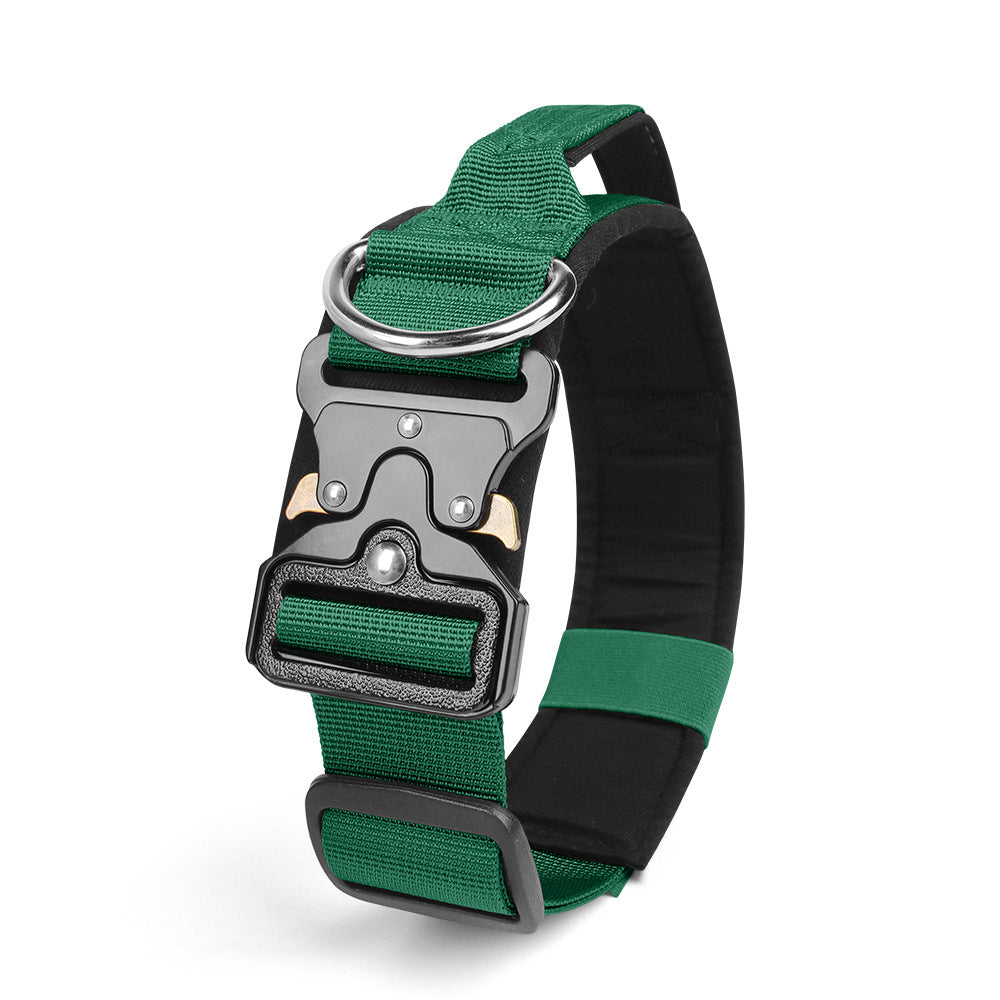 Tactical Dog Collar with Reflective Strips