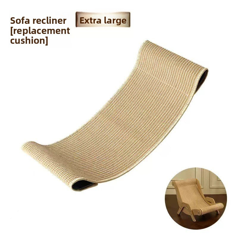 Cat Scratching Lounge Chair with Climbing Frame