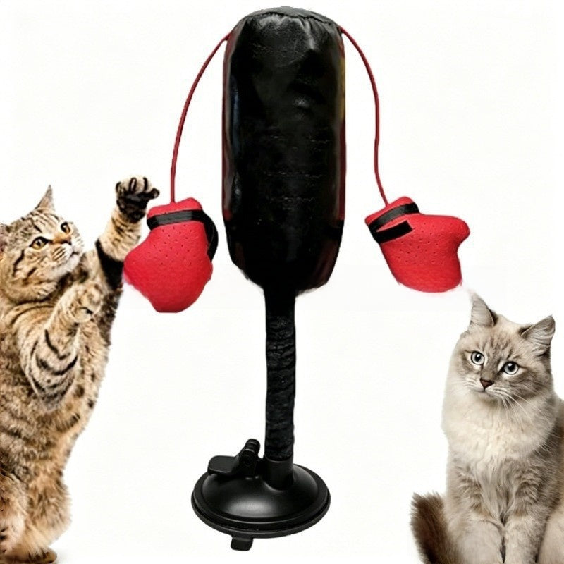 Cat Boxing Spring Toy