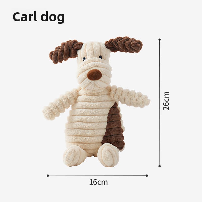 Interactive Plush Dog Toy | Squeaky & Chew-Resistant Pet Toy