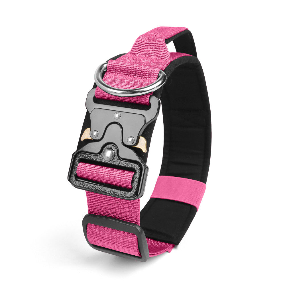 Tactical Dog Collar with Reflective Strips
