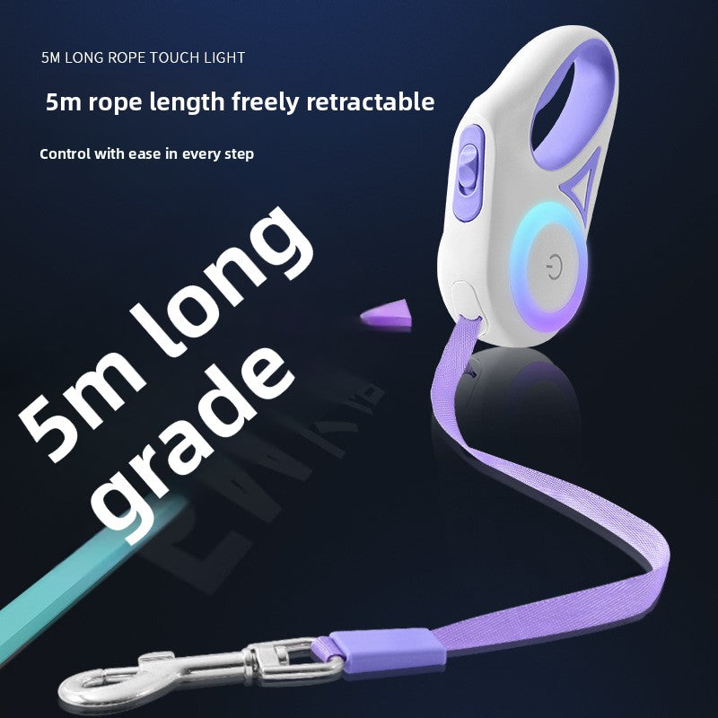 LED Retractable Dog Leash