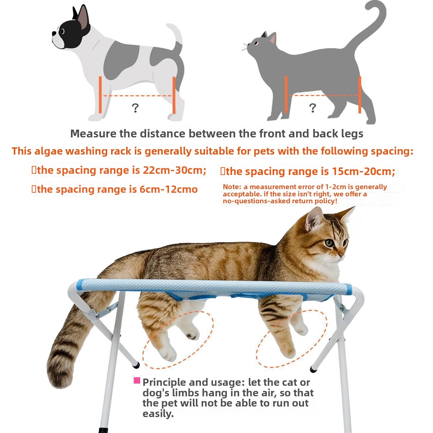 Foldable Pet Bath & Grooming Stand