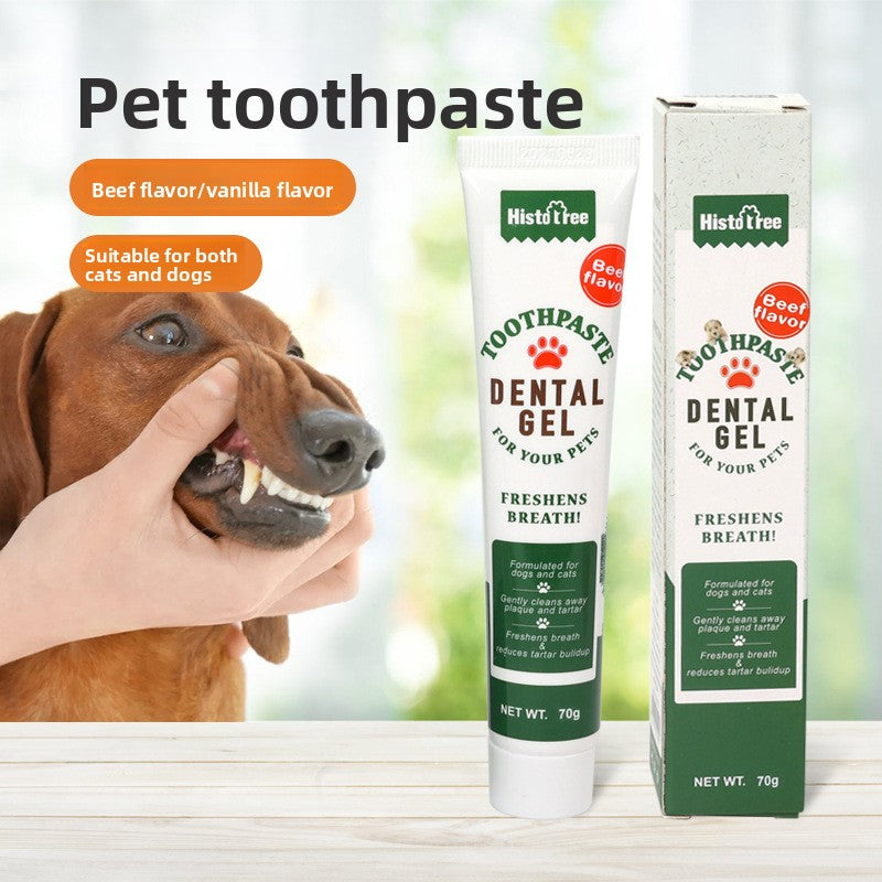 Pet Toothpaste for Dogs & Cats – Whitening & Stain Removal Oral Care