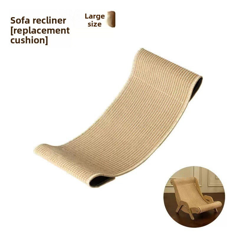 Cat Scratching Lounge Chair with Climbing Frame