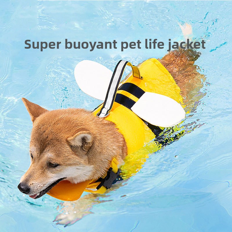 Animal Shaped Dog Life Jacket – Bee, Dinosaur & Bear Designs | Dog Buoyancy Vest