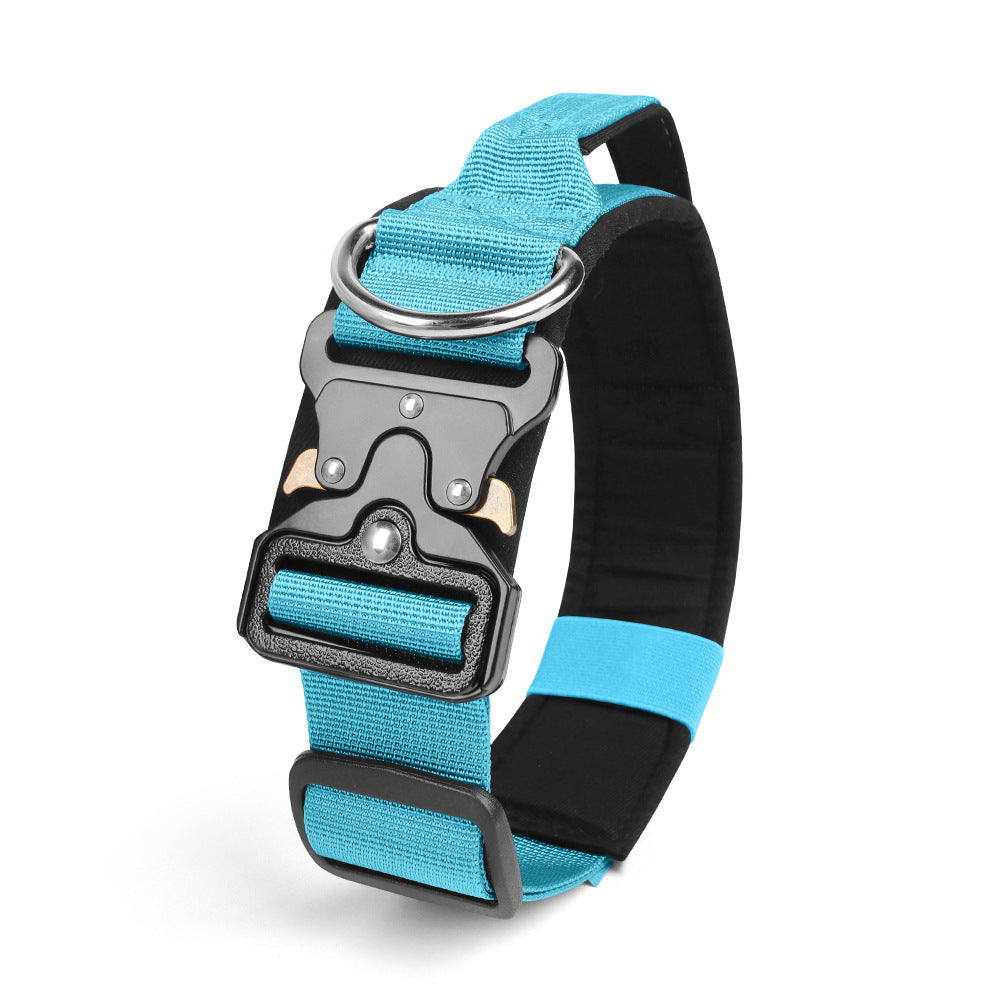 Tactical Dog Collar with Reflective Strips