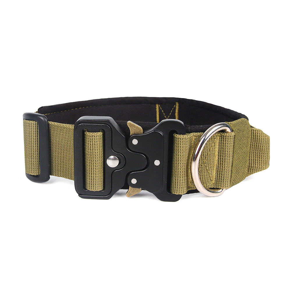 Tactical Dog Collar with Reflective Strips