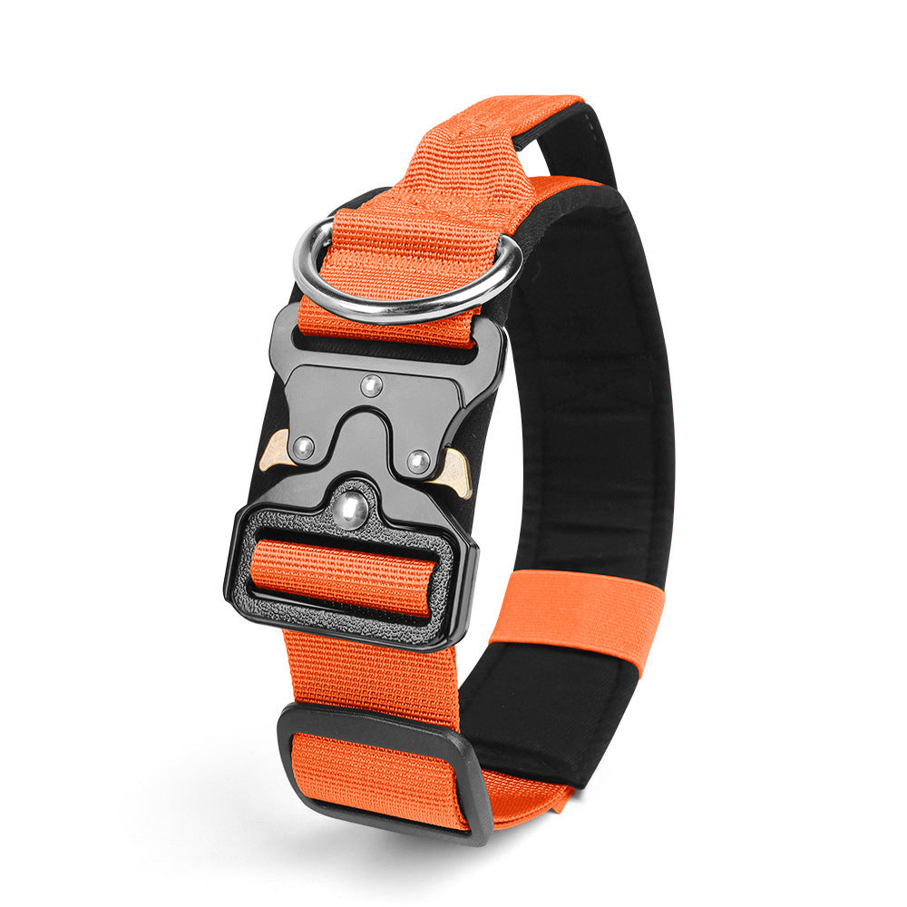 Tactical Dog Collar with Reflective Strips