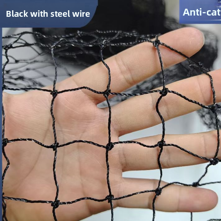 Steel Reinforced Balcony Safety Net for Pets