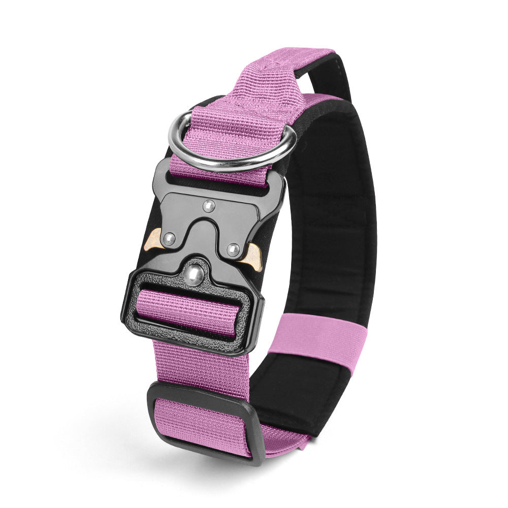 Tactical Dog Collar with Reflective Strips