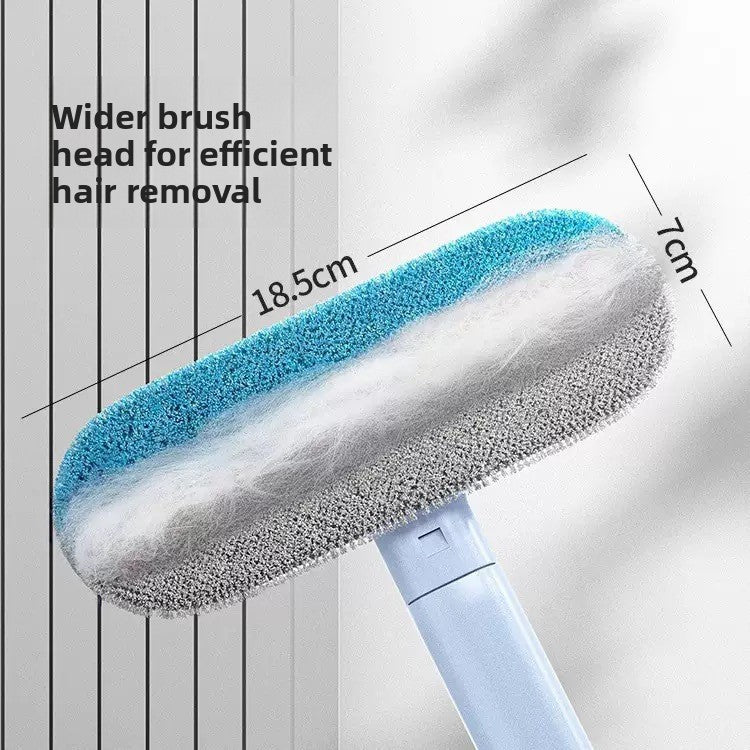 Pet hair removal brush