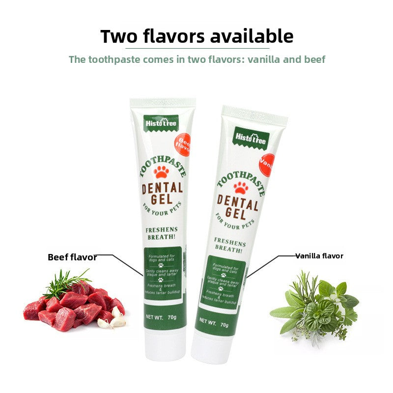 Pet Toothpaste for Dogs & Cats – Whitening & Stain Removal Oral Care