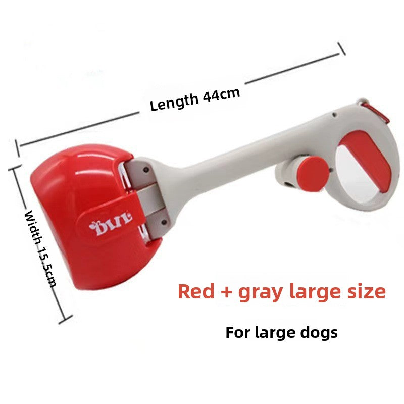 Dog Poop Scooper with Waste Bags – Portable & Hygienic