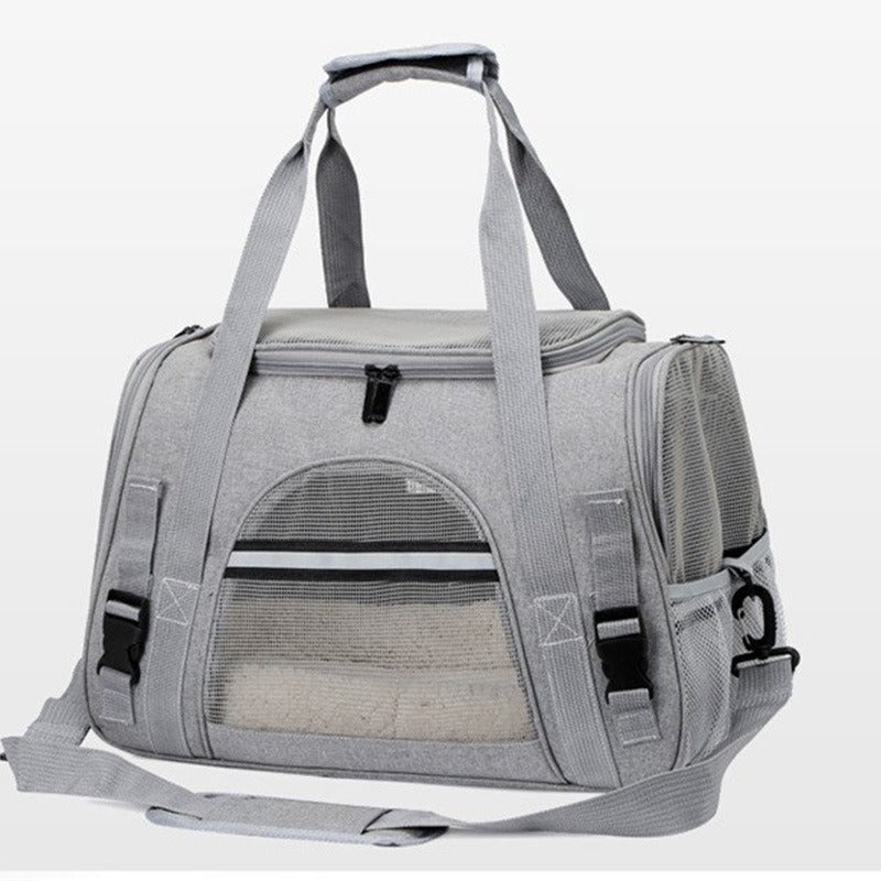 Pet Carrier Bag for Cats & Small Dogs – Soft, Breathable & Foldable