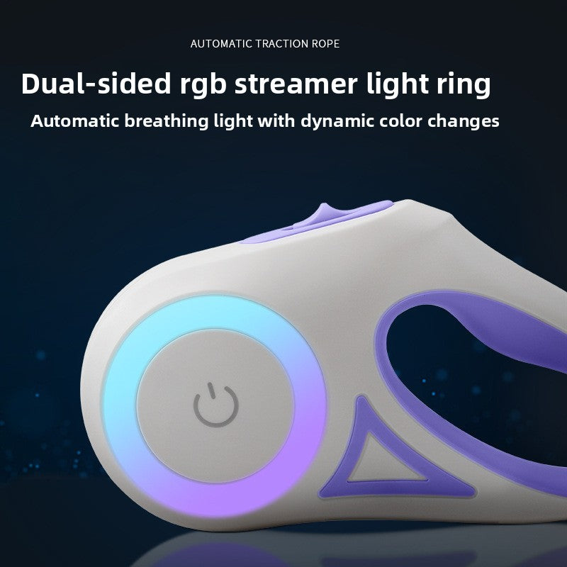 LED Retractable Dog Leash