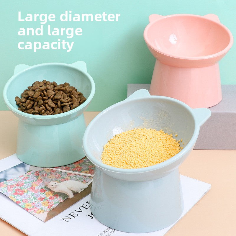Elevated Anti-Tip Cat Bowl | Ergonomic Nordic Design