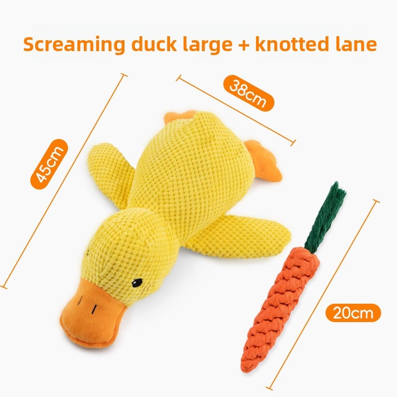 Interactive Plush Dog Toy | Squeaky & Chew-Resistant Pet Toy