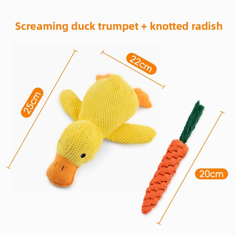 Interactive Plush Dog Toy | Squeaky & Chew-Resistant Pet Toy