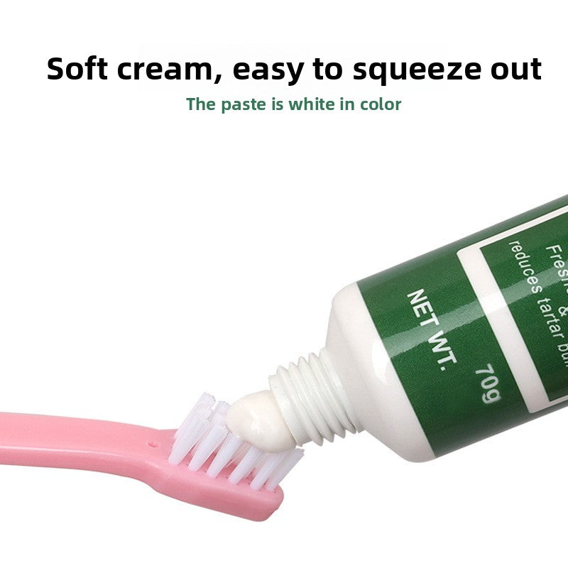 Pet Toothpaste for Dogs & Cats – Whitening & Stain Removal Oral Care