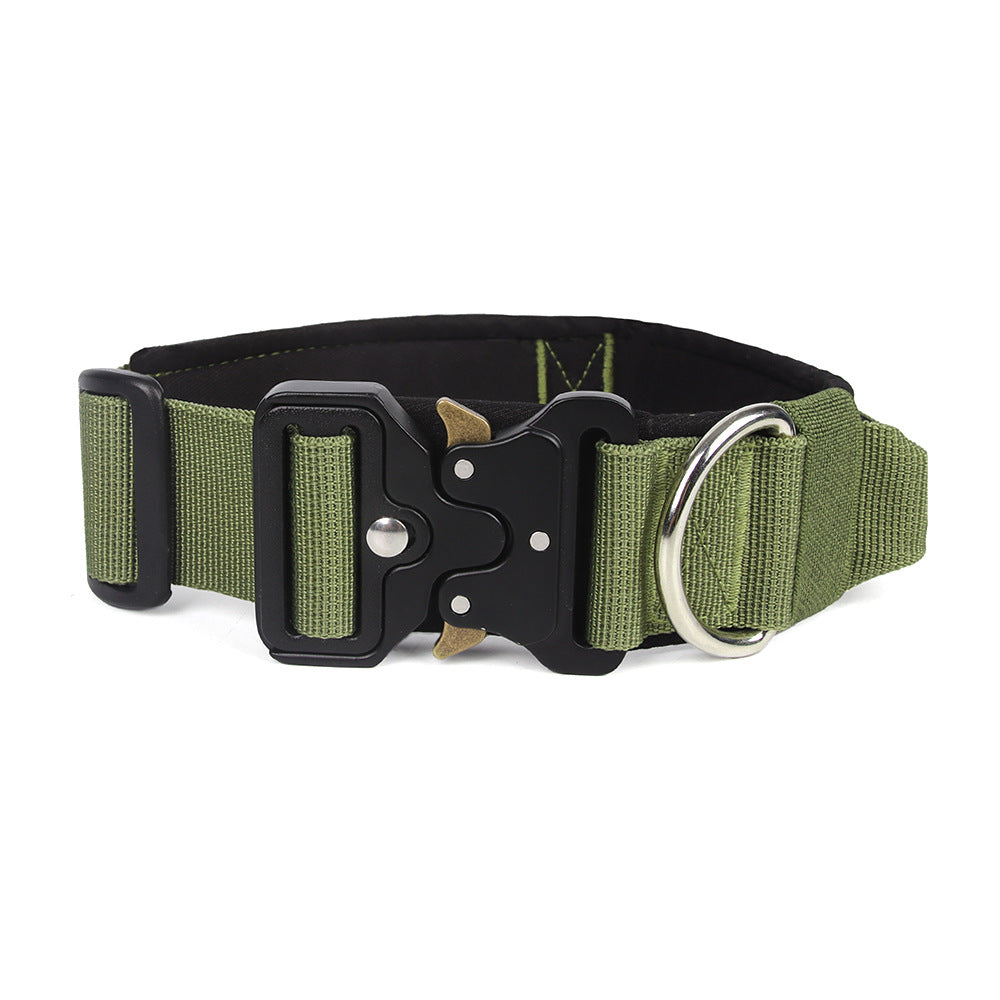 Tactical Dog Collar with Reflective Strips