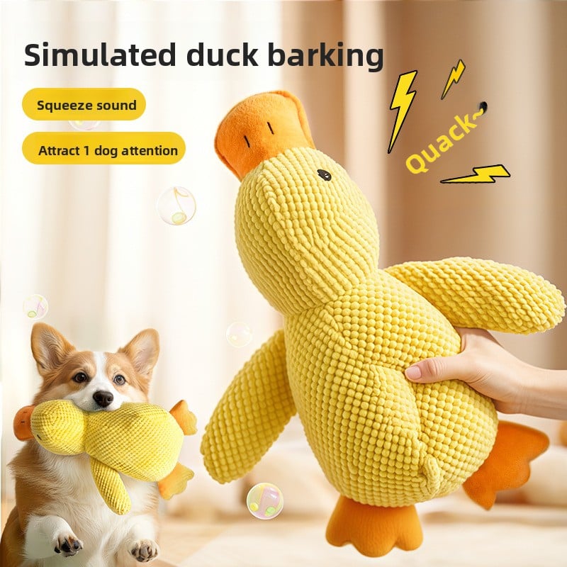 Interactive Plush Dog Toy | Squeaky & Chew-Resistant Pet Toy