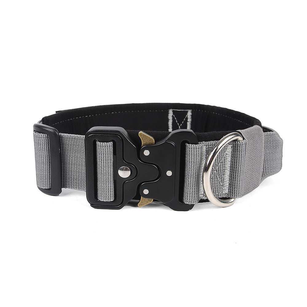 Tactical Dog Collar with Reflective Strips