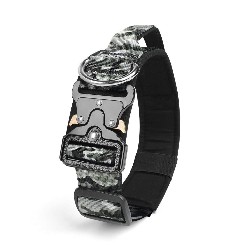 Tactical Dog Collar with Reflective Strips
