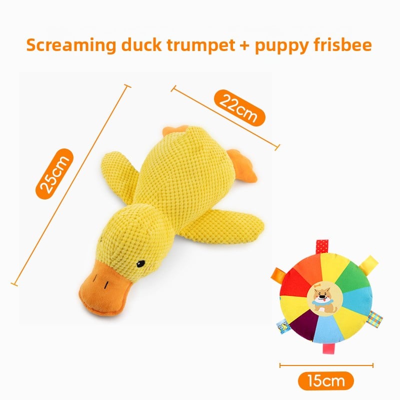 Interactive Plush Dog Toy | Squeaky & Chew-Resistant Pet Toy