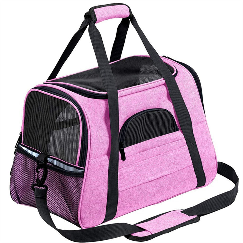 Pet Carrier Bag for Cats & Small Dogs – Soft, Breathable & Foldable
