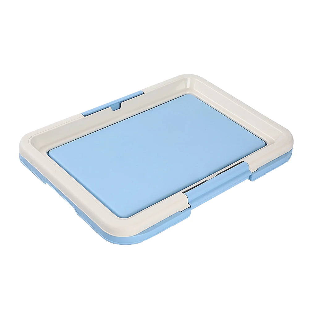 Portable Dog Potty Training Tray – Indoor Puppy Pad Holder for Small Dogs & Cats