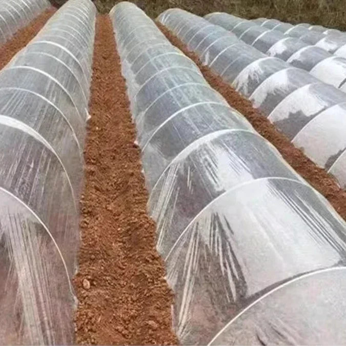 Vegetable Insulation Plastic Cloth Agricultural White Plastic Transparent Film  Small Arch Shed Grow Seedlings Cold Proof Films