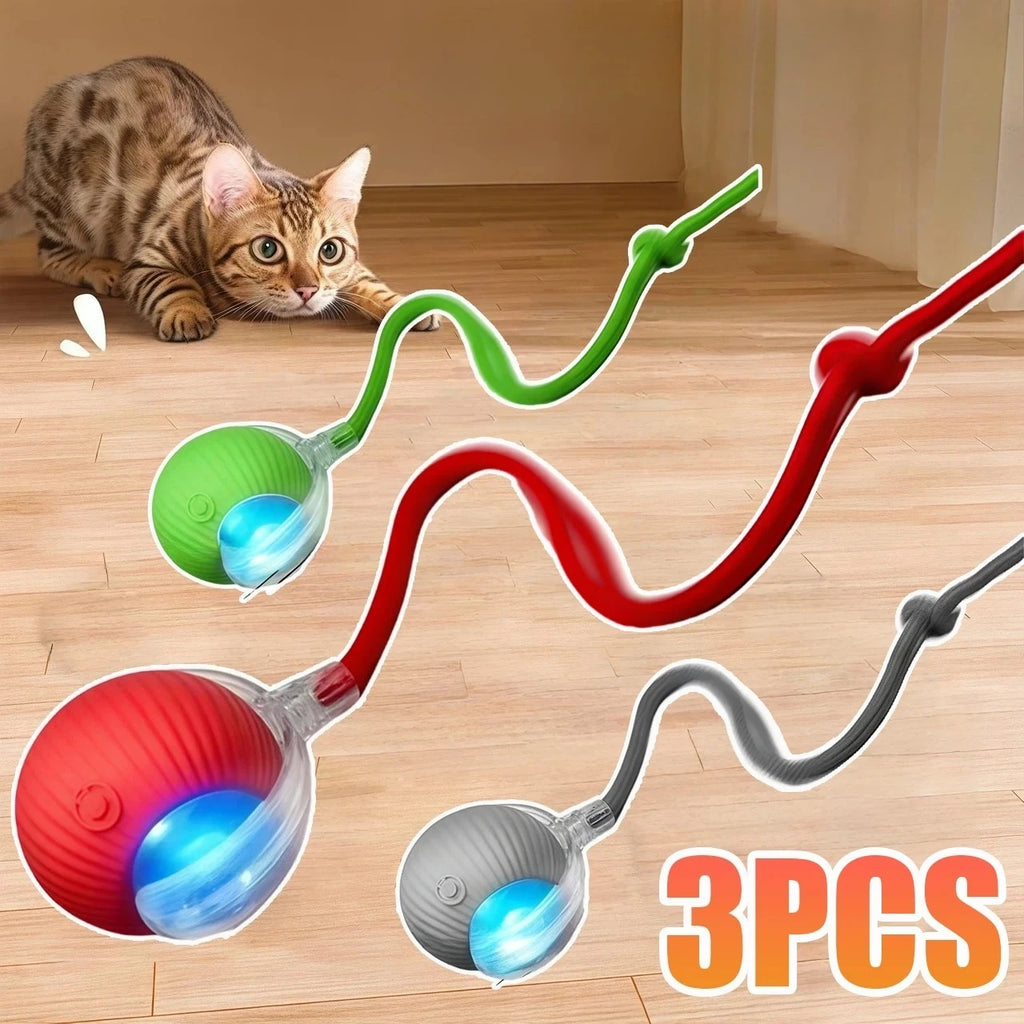 Cat Interactive Ball Toy – Automatic Rolling Smart Electric Toy for Cats