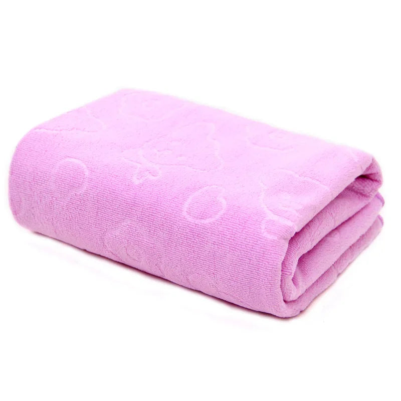 Quick-Drying Pet Bath Towel – Soft Absorbent Microfiber for Dogs & Cats