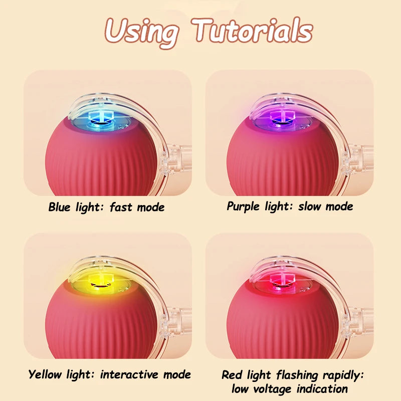 Cat Interactive Ball Toy – Automatic Rolling Smart Electric Toy for Cats