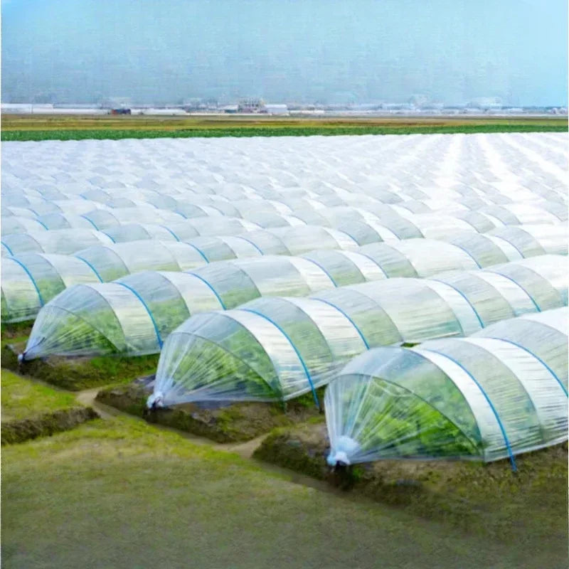 Vegetable Insulation Plastic Cloth Agricultural White Plastic Transparent Film  Small Arch Shed Grow Seedlings Cold Proof Films