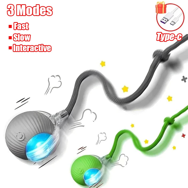 Cat Interactive Ball Toy – Automatic Rolling Smart Electric Toy for Cats