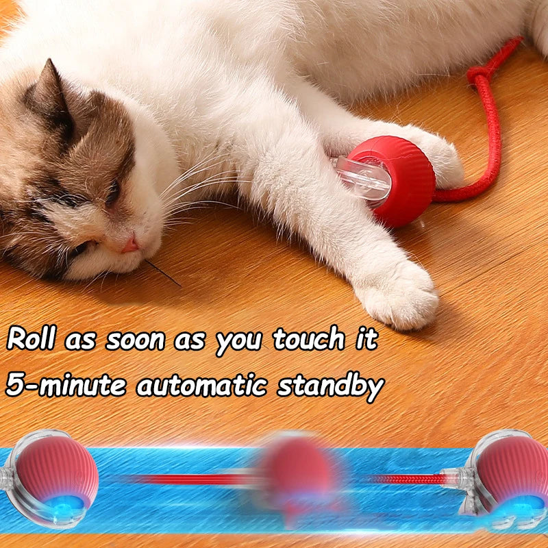 Cat Interactive Ball Toy – Automatic Rolling Smart Electric Toy for Cats