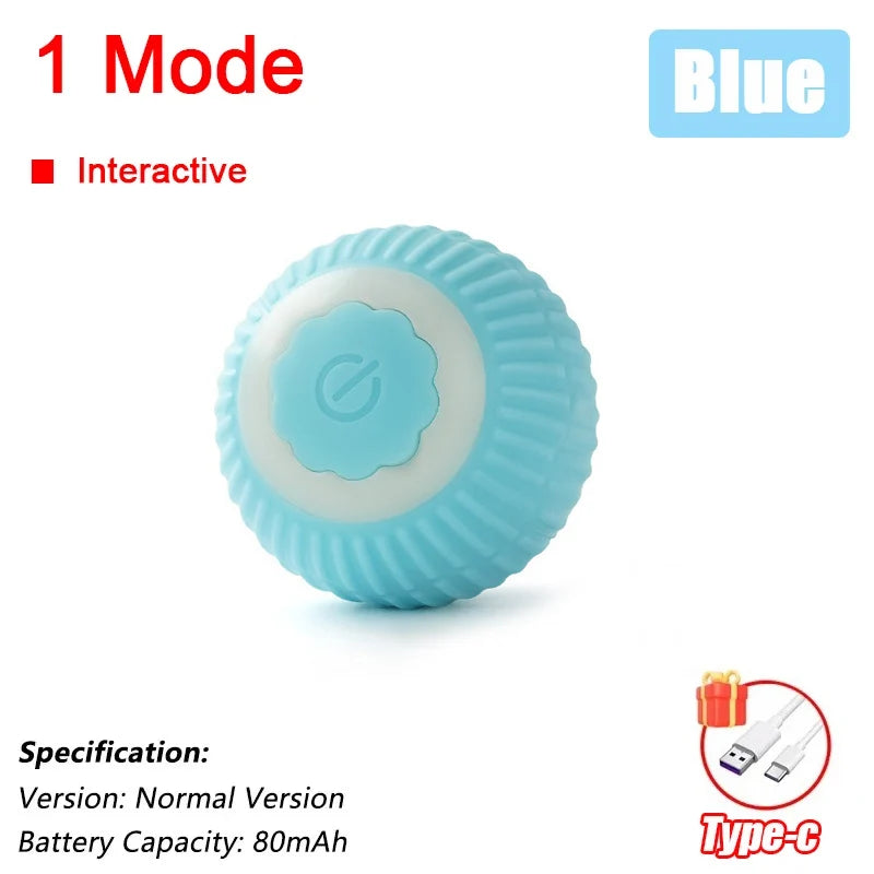 Cat Interactive Ball Toy – Automatic Rolling Smart Electric Toy for Cats