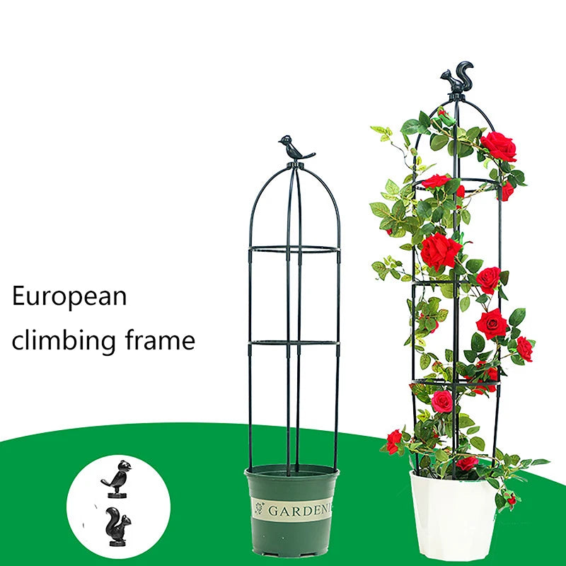 1 Set Climbing Plant Trellis Garden Support Cages For Flowers Plants Support Frame Trellis Climbing DIY Flower Vines Pot Stand