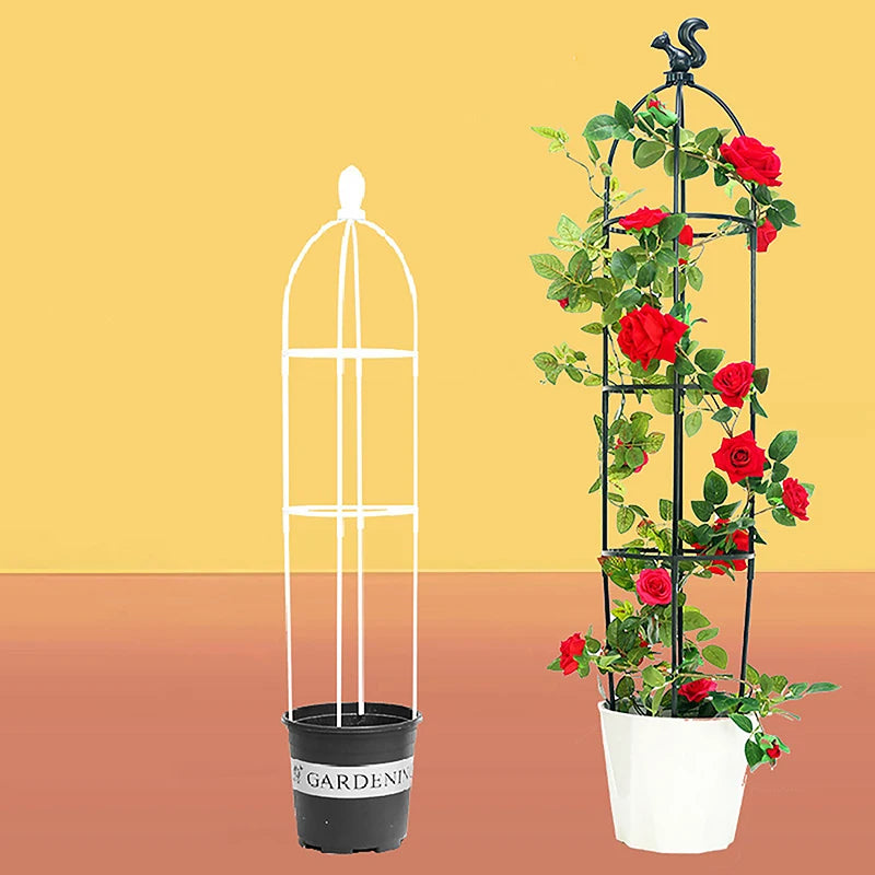 1 Set Climbing Plant Trellis Garden Support Cages For Flowers Plants Support Frame Trellis Climbing DIY Flower Vines Pot Stand