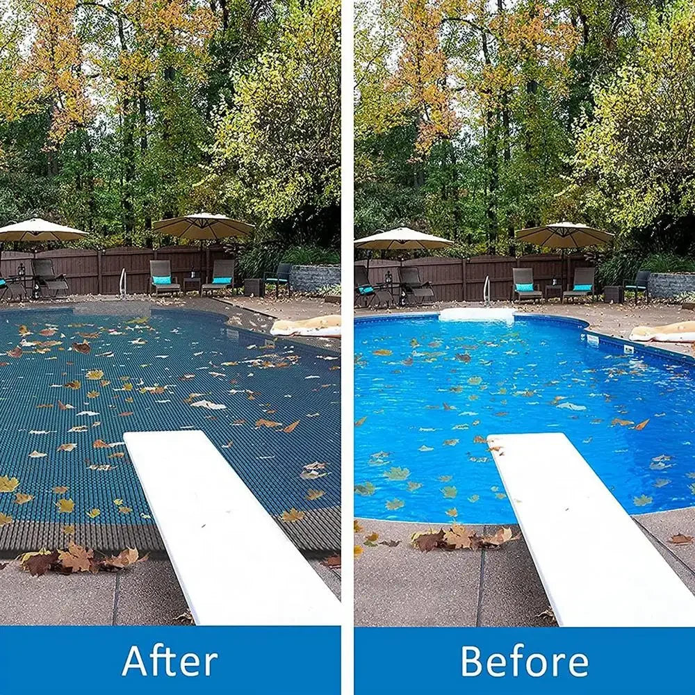 Pool Leaf Net Cover Leaf Netting For Inground And Above Ground Rectangle Pools Fine Mesh Cover Catching Leaves Sunshade