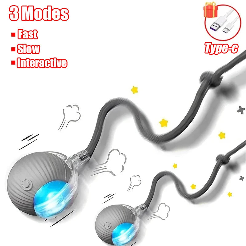 Cat Interactive Ball Toy – Automatic Rolling Smart Electric Toy for Cats