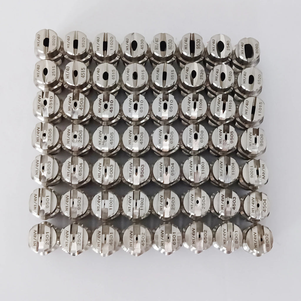 1 Pcs 1/4' SS304 Vee Jet Flat Fan Spray Nozzle, Industrial / Factory Cleaning, Dust Removal Nozzle