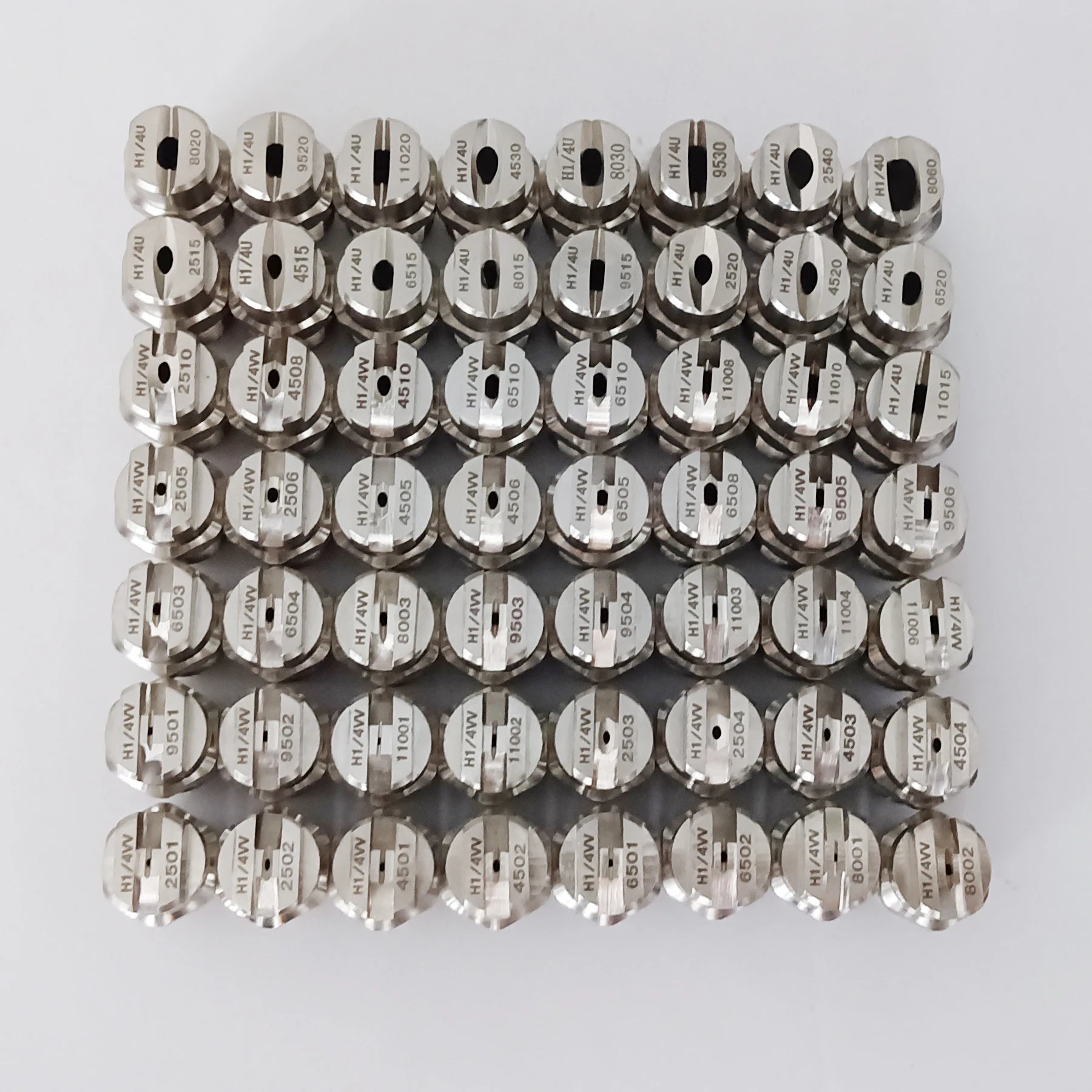 1 Pcs 1/4' SS304 Vee Jet Flat Fan Spray Nozzle, Industrial / Factory Cleaning, Dust Removal Nozzle