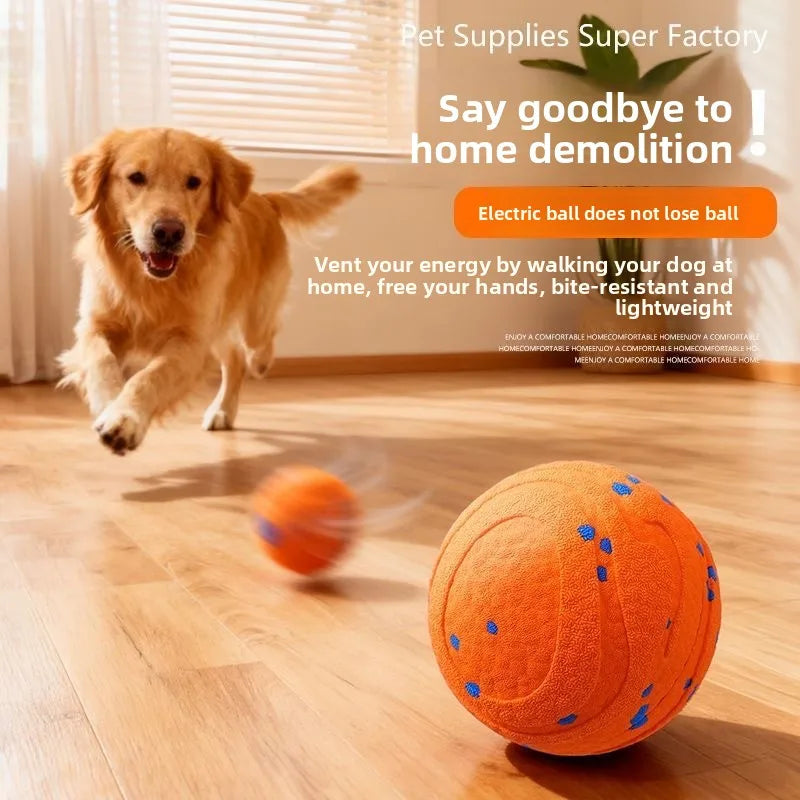ETPU Electric Dog Toy Ball – Bite-Resistant, Self-Moving & Food-Grade