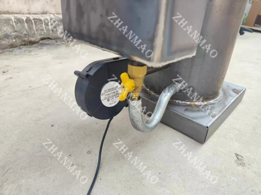 Waste Engine Oil Combustion Stove, Warm Air Stove, Hot Air Stove for Heating, Cooking, Breeding, Vegetables, Greenhouse Warming