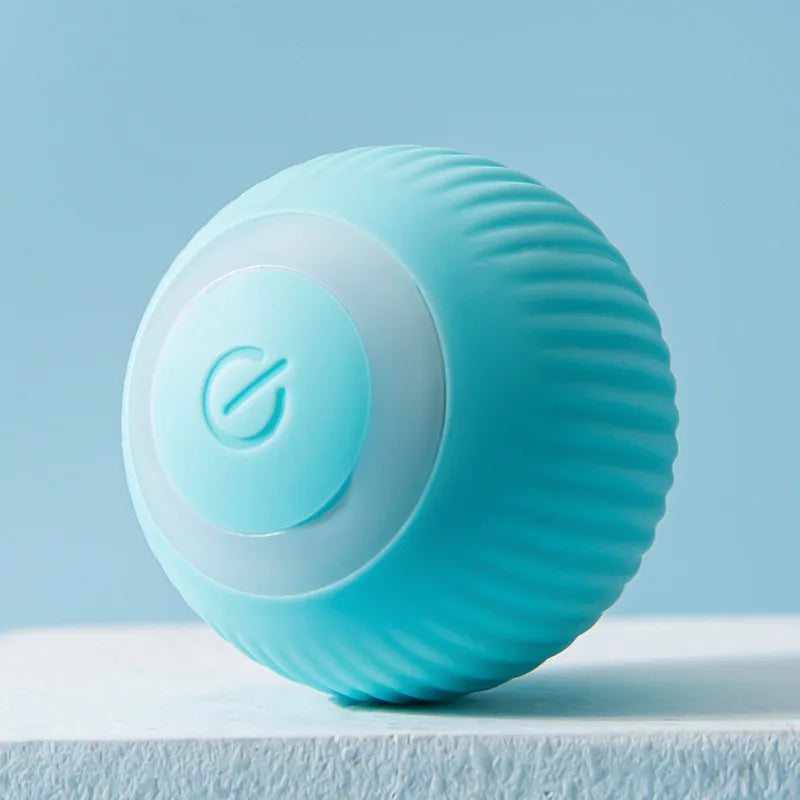 Electric Rolling Ball Cat Toy – Bite-Resistant Interactive Self-Amusement